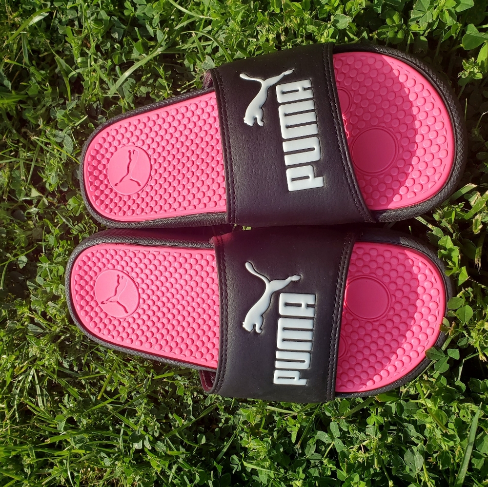 Puma Cool Cat Slides Sandals, Girl's Youth Size 3C